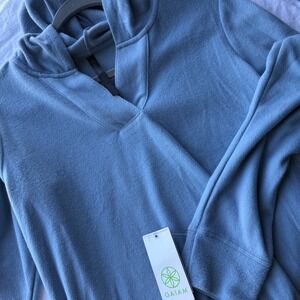 GAIAM ASANA SUPER SOFT FLEECE HOODIE SWEATSHIRT PULLOVER TOP WMN'S SM